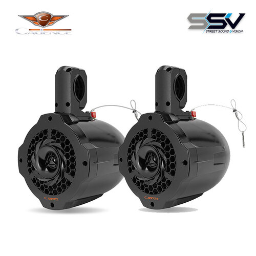 Pair Cadence WAKE TOWER 6.5" 2-WAY COAX SYSTEM-100W RMS - BLACK