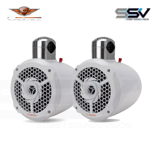 Cadence SWB8W 8 Inch 2-Way Wakeboard Tower Speaker System, 250 Watts 4 Ohms SWB Series Marine Audio Stereo Loudspeakers