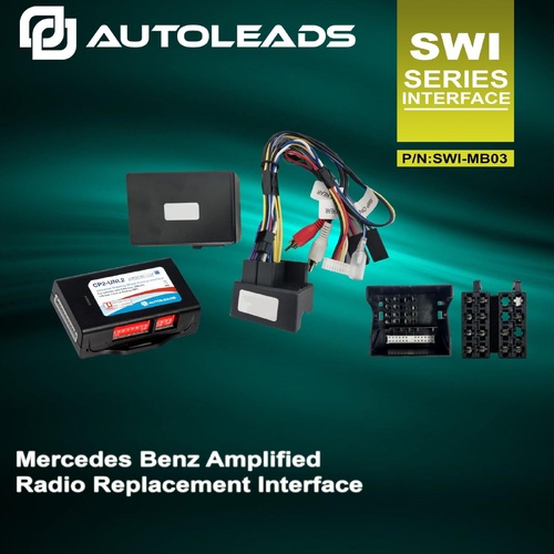 ConnectPRO SWI-MB03 SWC & Fibre Optic Amplifier Retention Interface (Quadlock) To Suit Mercedes-Benz M-Class