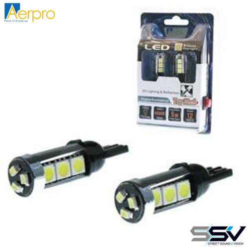 Aerpro T1012TA 12 x SMD T10 LED Wedge Type Amber