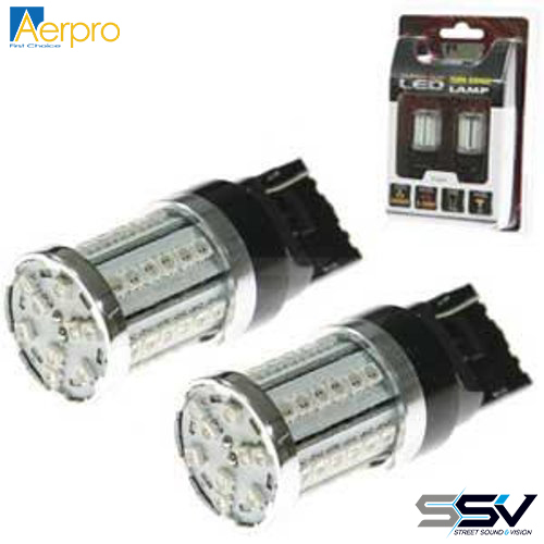 Aerpro T20D45R Replacement Bulbs 20mm Wedge Double Pole 45 LED Red