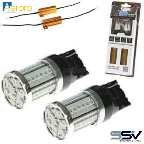 Aerpro T20S45A Replacement Bulbs 20mm Wedge Single Pole 45 LED Amber