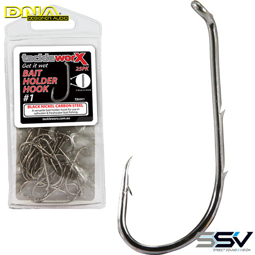 DNA TBHH1 Bait Holder Hook #1 - 25 Pack