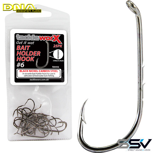 DNA TBHH6 Bait Holder Hook #6 - 25 Pack