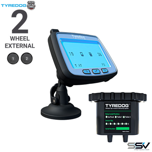 Tyredog TD-2700F-X02 2 Wheel External Tyre Pressure Monitoring System