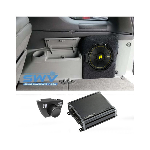 Kicker 10" Subwoofer & Amp Bundle Pack To Suit Ford Territory 2004 onwards