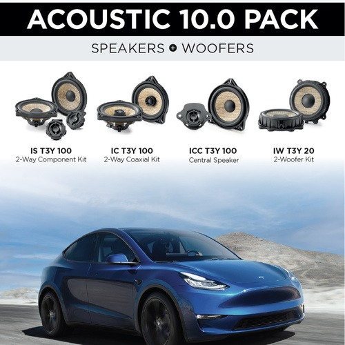 Focal Amplifier & Speakers To Suit Tesla 3 and Y Acoustic 10.0 pack