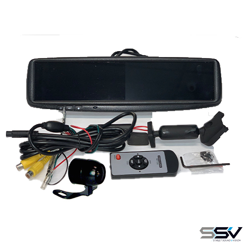 TFT-LCD Rear-view mirror monitor with a reverse camera