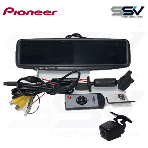 TFT-LCD Rear-view mirror monitor with a Pioneer reverse camera