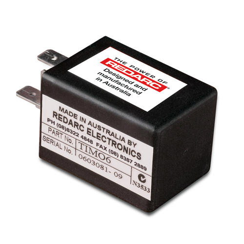 REDARC TIM06 Timer Relay 10A Delayed On or Temporary Output @ Off 12V or 24V