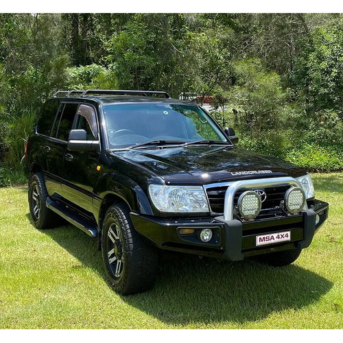 MSA 4x4 TM1902 Towing Mirrors To Suit Toyota Landcruiser 100 1998-2007 Black Electric