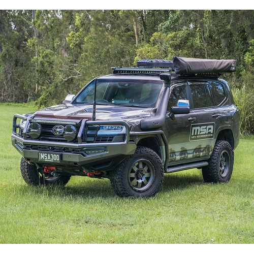 MSA 4x4 TM2251 Towing Mirrors fits Toyota Landcruiser 300 GX 07/21-On Chrome Electric Indicators Powerfold