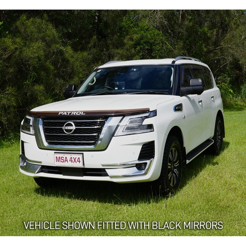 MSA 4x4 TM251 Patrol Y62 Towing Mirrors Chrome, Electric, Heated, Indicators, Power Fold, Puddle Light, Memory*, Camera Provision