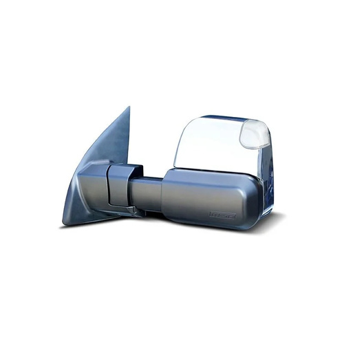 MSA 4x4 TM651 Towing Mirrors To suit Ford Ranger 12-22 Chrome Electric Heated Folding with Indicator