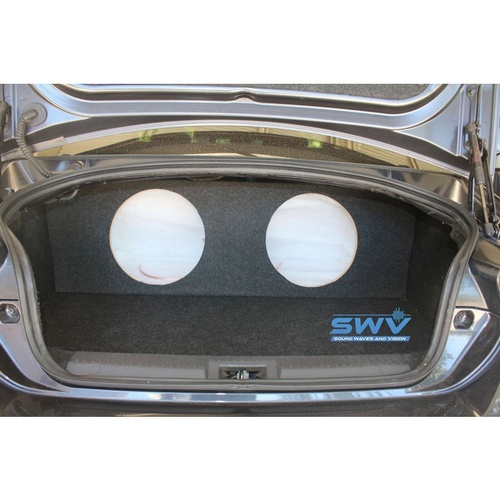 Soundwaves Custom Boot Enclosure To Suit Toyota 86 / Subaru BRZ Dual 12″ Sealed MDF Subwoofer Box