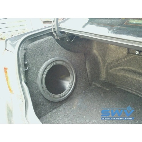 Custom Enclosure To Suit Toyota Camry 12″ Fibreglass Subwoofer Box Fits Passenger Side Enclosure 2012 Onwards