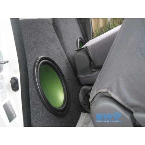 Custom Enclosure To Suit Toyota Hilux Single Cab 2007–2017 Passenger Side 12″ Fibreglass Subwoofer Box