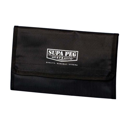 SUPA PEG MEDIUM TENT PEG BAG OUTDOOR CAMPING STAKE STORAGE BAG TENT PEGS TPB04