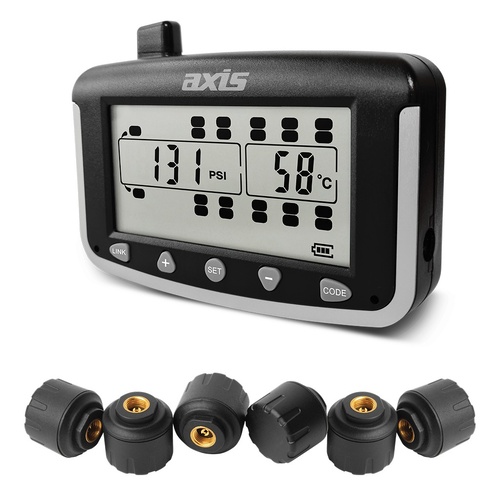 Axis TPMS6H Truck Tyre Pressure Monitor with 6 External Sensors