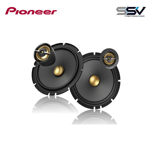 Pioneer TS-A1601C A-Series 6.5” 2-Way Component Speakers With 20mm Polyetherimide (Pei) Dome Tweeter