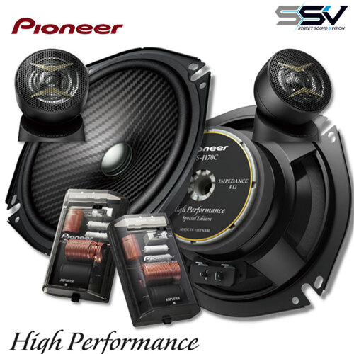 Pioneer TS-J170C Special Edition Series 17cm 2-Way Component Speakers