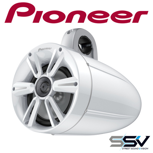 Pioneer TS-ME770TSW Marine Enclosed Tower System 7.7″ IPX7 Rated Tower Speaker (pair)