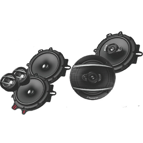 Pioneer TS-A1600C 6.5” 2-way &  TS-A1670F 6.5” 3-way Speaker System