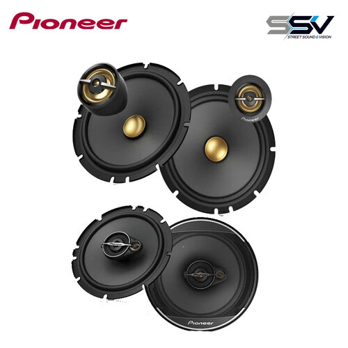Pioneer TS-A1601C A-Series 6.5” 2-Way Component  &  TS-A1671F 6.5” 3-way Coaxial Speaker System