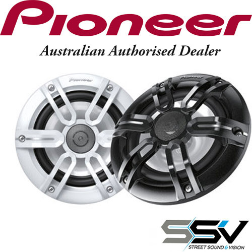  Pioneer TS-ME650FS 6.5″ Marine 2-Way Speaker with 250 Watts Max and Sports Grille Design