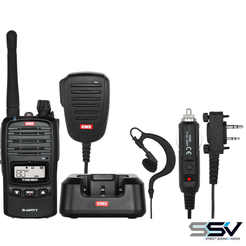GME TX6160 5/1 Watt UHF CB Handheld Radio