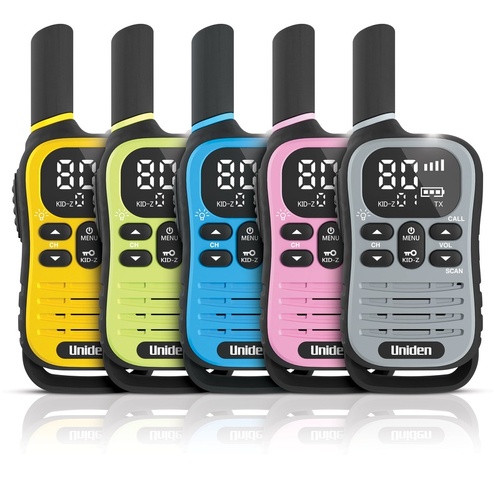 Uniden UH45-5 Max 0.5W UHF CB Handheld Radio 5-Pack