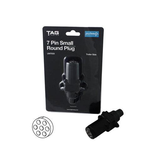 TAG 7 Pin Small Round Plug (Trailer Side)