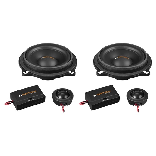 MATCH UP C42BMW-FRT.1 - 4" 2-Way PnP Compo Speaker Set, BMW & MINI Type 1 | 4Ω