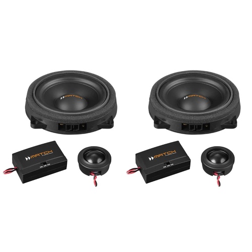 MATCH UP C42BMW-FRT.2 - 4" 2-Way PnP Compo Speaker Set, BMW & MINI Type 2 | 4Ω