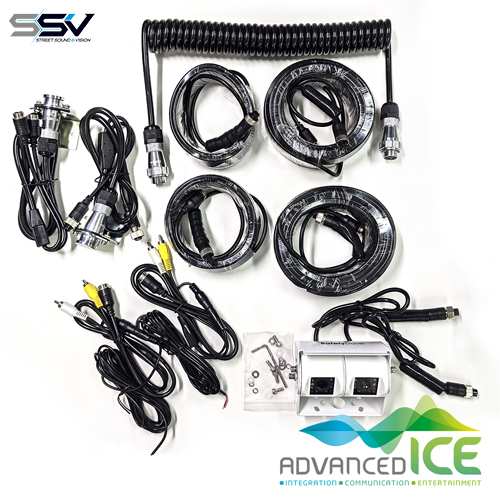 Complete (Car & Van) Caravan Camera Kit with Dual White Camera