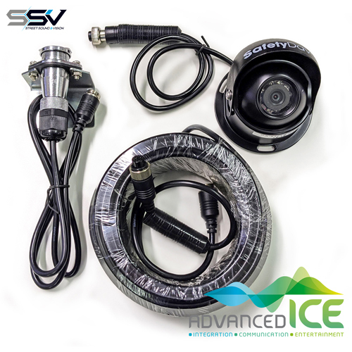 Camera & Cables (Caravan Only) with Round Black Camera