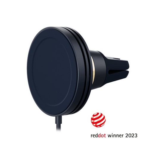 iOttie VLXWCG211BL Velox Mini Magnetic Wireless Charging Air Vent Mount