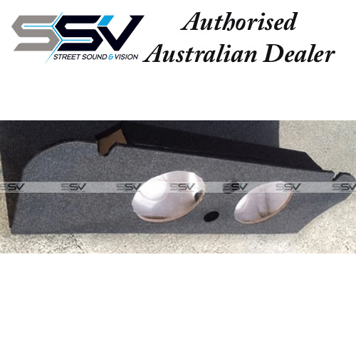 12inch sub custom boot install 12" subwoofer box to suit VT VX VY VZ Holden Commodore (VTDUAL12)