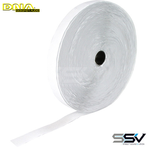 DNA WAL2525W Adhesive Loop 25mm x 25 Mtr Roll - White