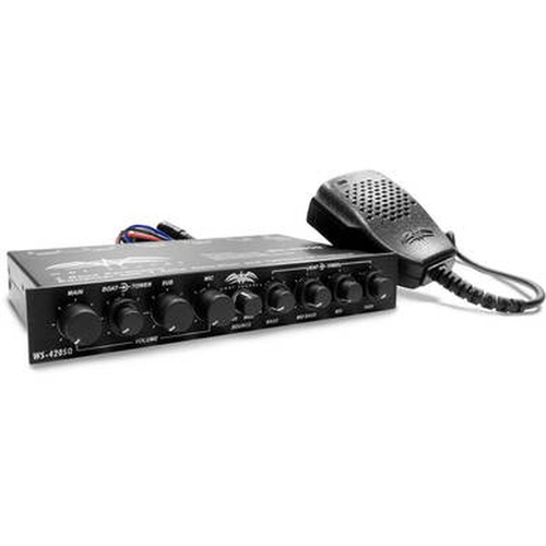 Wet Sounds WS-420 SQ Marine Multi Zone 4 Band Parametric Equalizer