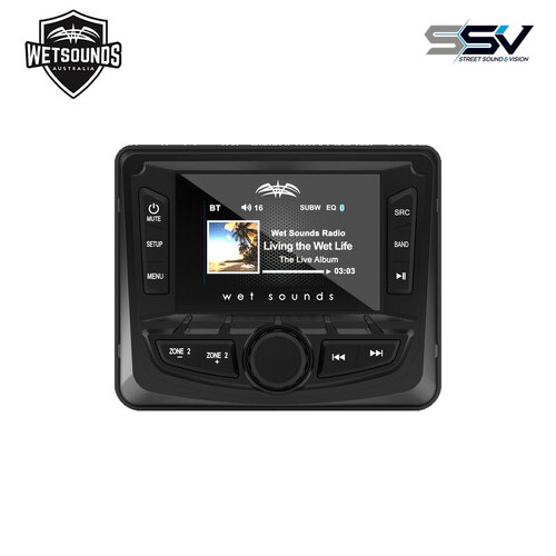 WS-MC-2 | Wet Sounds AM/FM/Weather Band Tuner With RDS and SiriusXM-Ready®