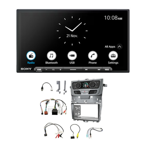 Sony XAV-AX6000 & Aerpro FP9550GK Gunmetal Install Kit Suits Holden VE Series 2