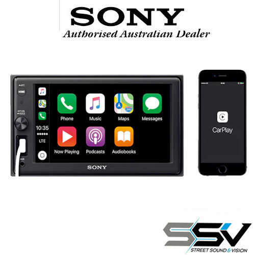 Sony XAVAX1000 Apple CarPlay Media Receiver with Bluetooth 6.2 Inch