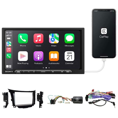 Upgrade your Multimedia Head Unit to suit Hyundai i30 2012-2017 GD with Sony XAV-AX3700