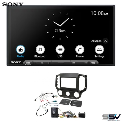 Sony XAV-AX6000 wireless apple carplay and android auto with Aerpro FP8299K Install Kit To Suit Holden Colorado 2017-2020