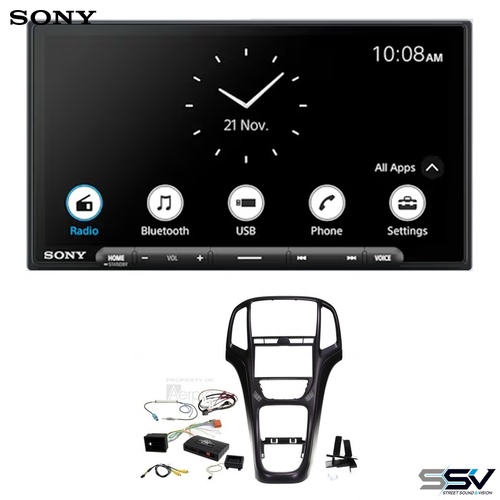Sony XAV-AX6000 wireless apple carplay and android auto with Aerpro FP8346K Install Kit To Suit Holden Astra 2014-2016 PJ