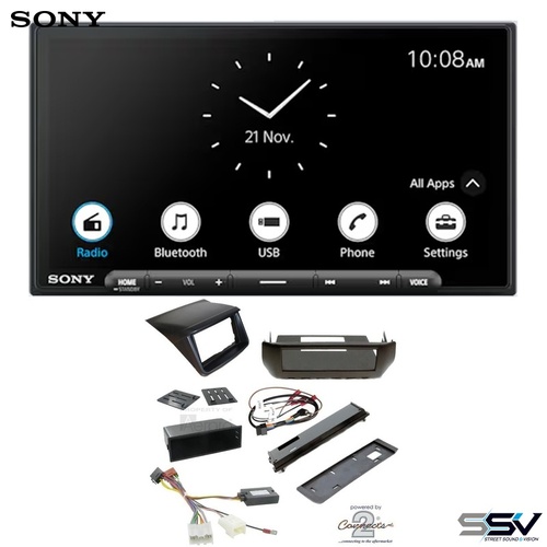 Sony XAV-AX6000 wireless apple carplay and android auto with Aerpro FP9013K Install Kit To Suit Mitsubishi Triton 2009-2012 MN [GLX-R]