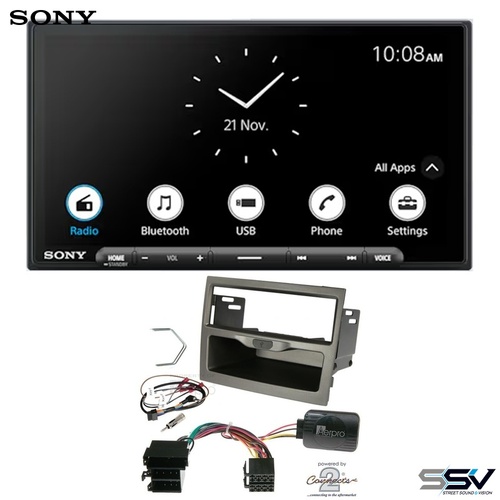Sony XAV-AX6000 wireless apple carplay and android auto with Aerpro FP9046GK Install Kit To Suit Holden Statesman 2003 - 2006 WK, WL