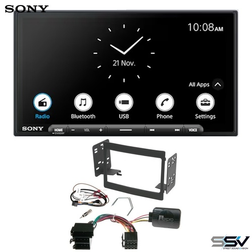 Sony XAV-AX6000 wireless apple carplay and android auto with Aerpro FP9056K Install Kit To Suit Holden Commodore 2002-2003 VY Series I