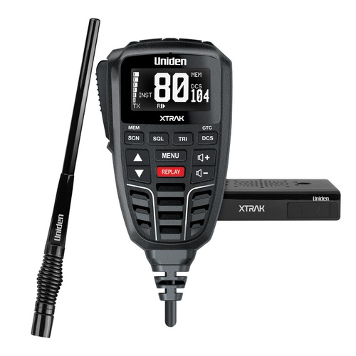 Uniden XTRAK80 BUNDLE - XTRAK 80 Smart UHF Radio + ATX970XS Low Profile Raydome Antenna